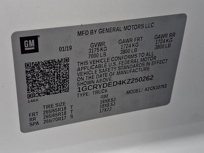 2019 Chevrolet Silverado 1500 LT