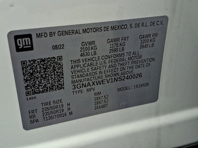 2022 Chevrolet Equinox RS