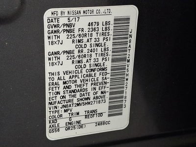 2017 Nissan Rogue SL