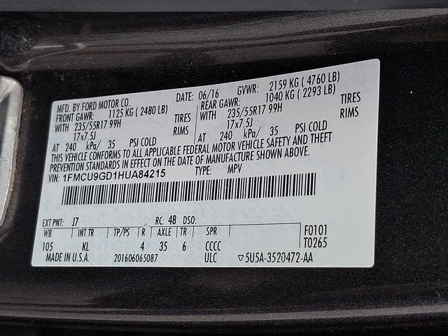 2017 Ford Escape SE