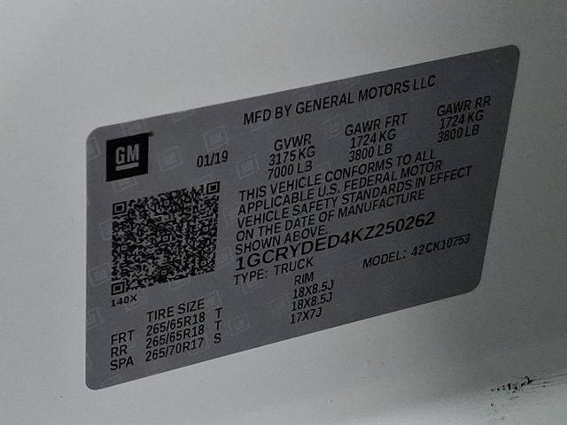 2019 Chevrolet Silverado 1500 LT