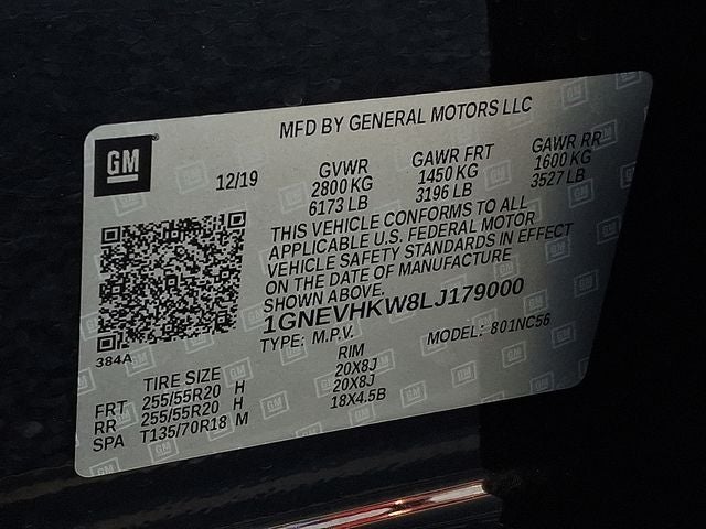 2020 Chevrolet Traverse 3LT