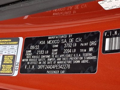 2023 Kia Forte LXS