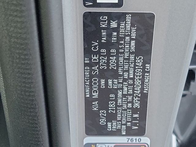 2023 Kia Forte LXS