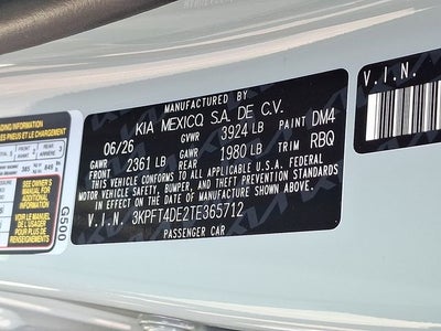 2026 Kia K4 LXS