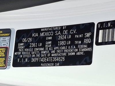 2026 Kia K4 LXS