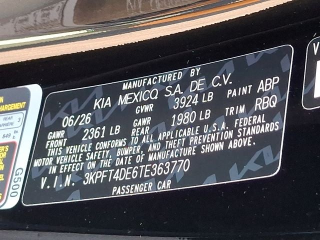 2026 Kia K4 LXS