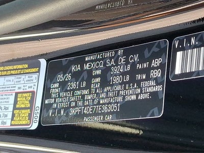 2026 Kia K4 LXS