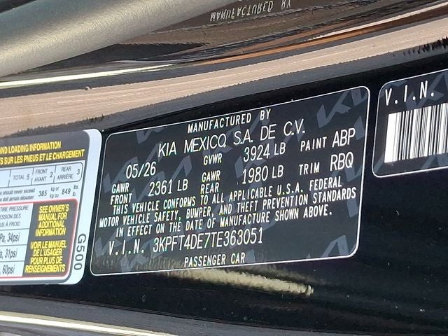 2026 Kia K4 LXS