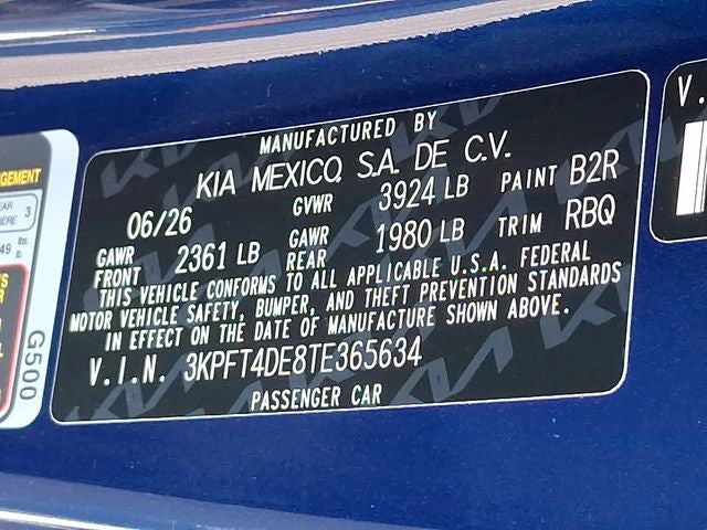 2026 Kia K4 LXS