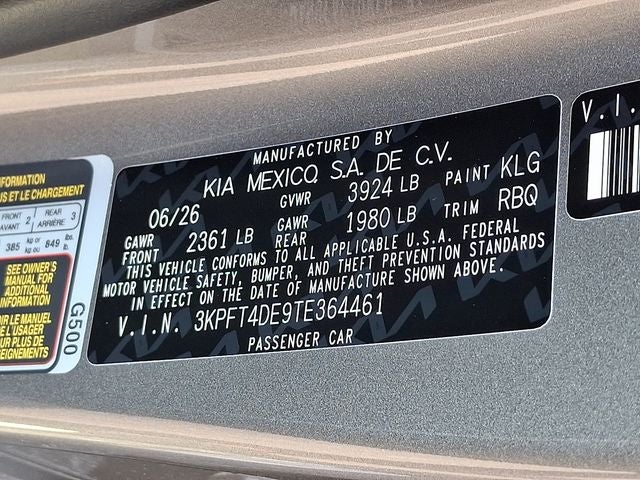 2026 Kia K4 LXS