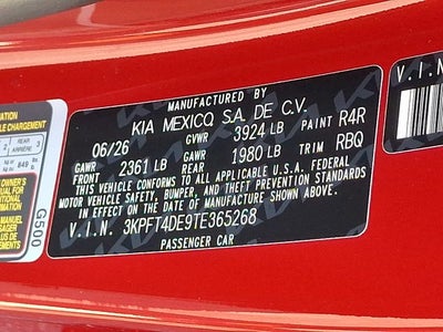 2026 Kia K4 LXS