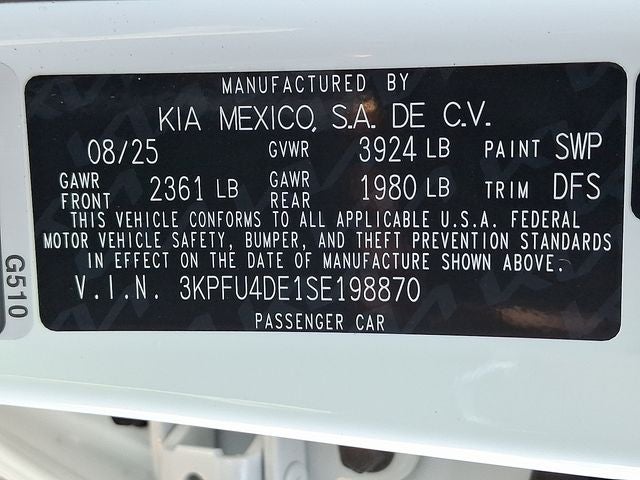 2025 Kia K4 EX