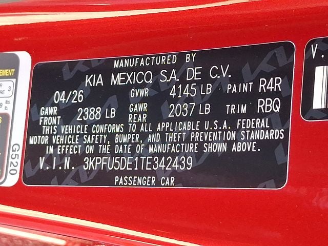 2026 Kia K4 GT-Line