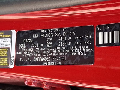 2026 Kia K4 GT-Line