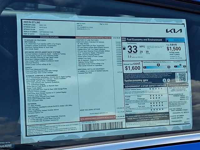 2025 Kia K4 GT-Line