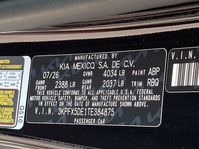 2026 Kia K4 EX
