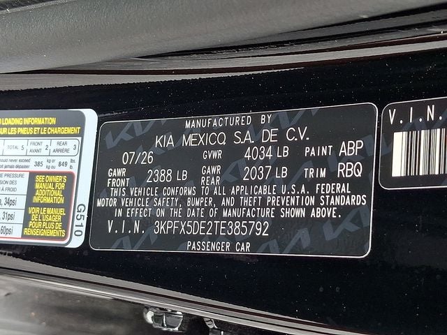 2026 Kia K4 EX