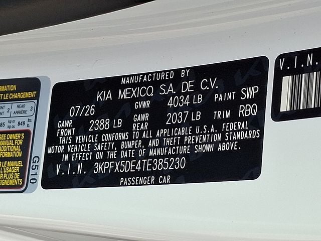 2026 Kia K4 EX