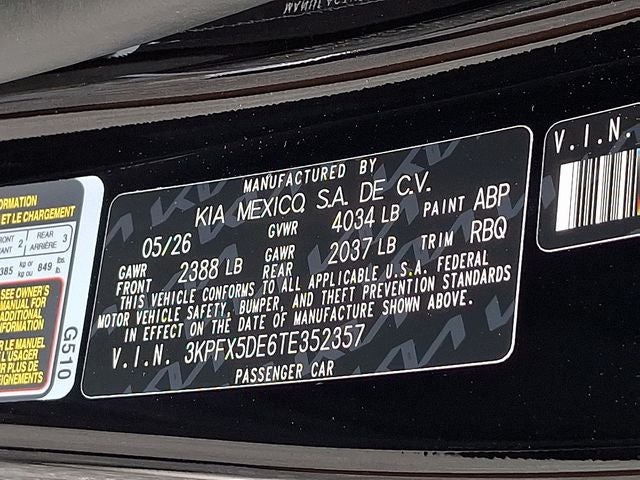 2026 Kia K4 EX