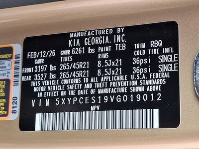 2027 Kia Telluride X-Line EX