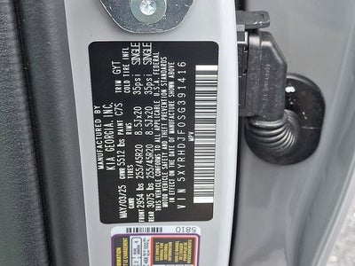 2025 Kia Sorento X-Line EX