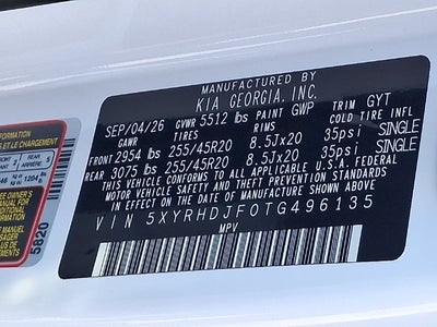2026 Kia Sorento EX