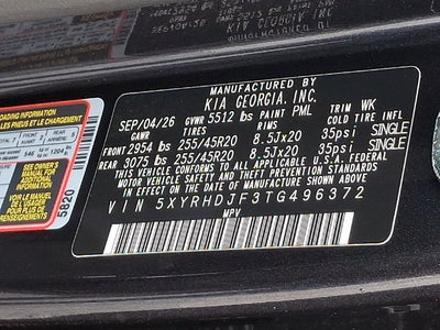 2026 Kia Sorento EX