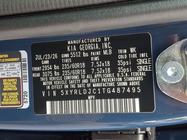 2026 Kia Sorento S