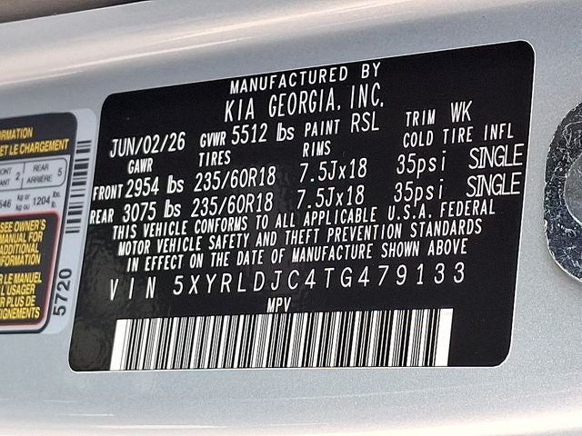 2026 Kia Sorento S