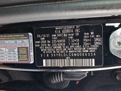 2021 Kia Sorento S
