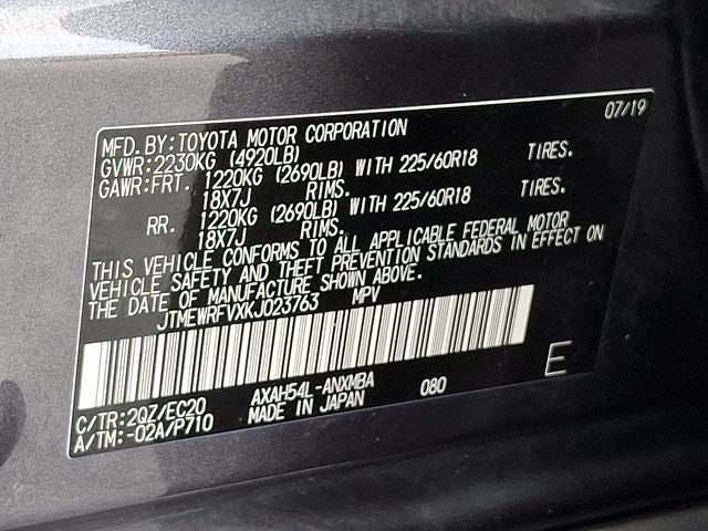 2019 Toyota RAV4 Hybrid XSE
