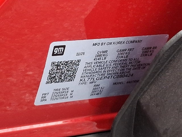 2026 Chevrolet Trax 1RS