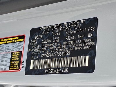 2026 Kia K5 GT-Line
