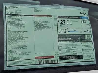 2027 Kia K5 GT-Line