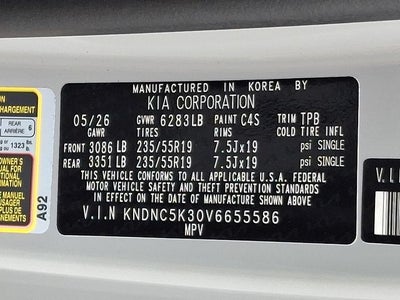 2027 Kia Carnival EX