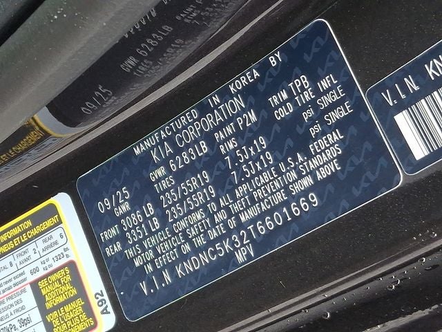 2026 Kia Carnival EX