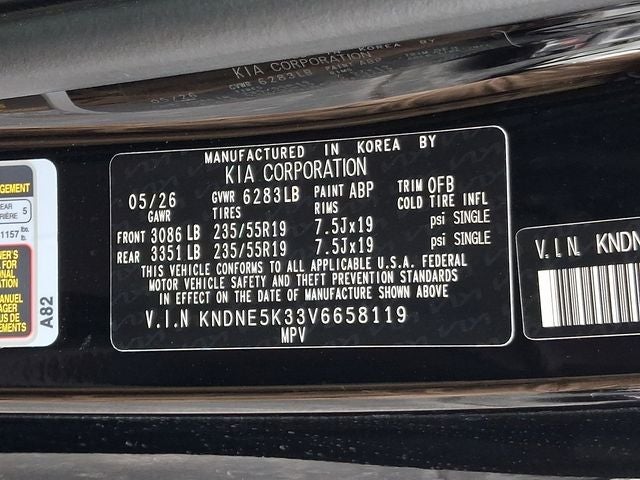2027 Kia Carnival SX