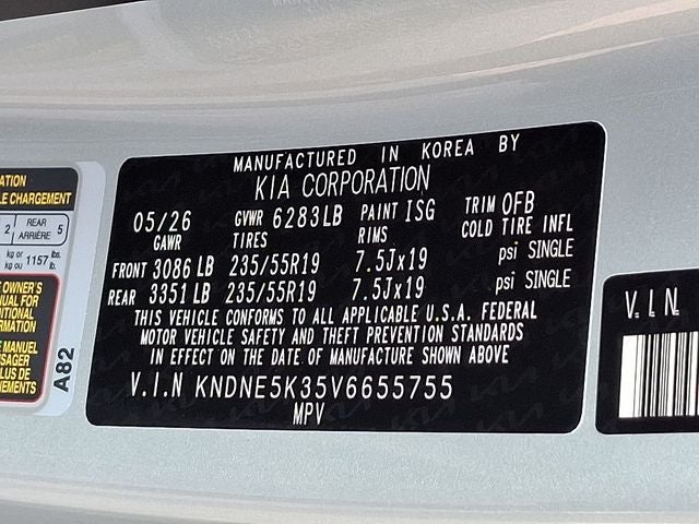 2027 Kia Carnival SX