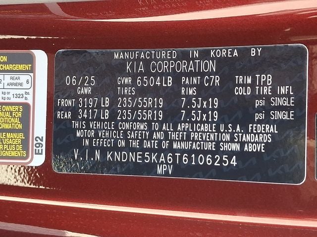 2026 Kia Carnival Hybrid SX