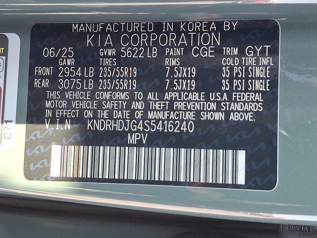 2025 Kia Sorento Hybrid EX