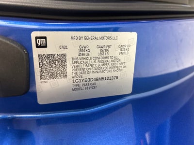 2021 Chevrolet Corvette Stingray 2LT