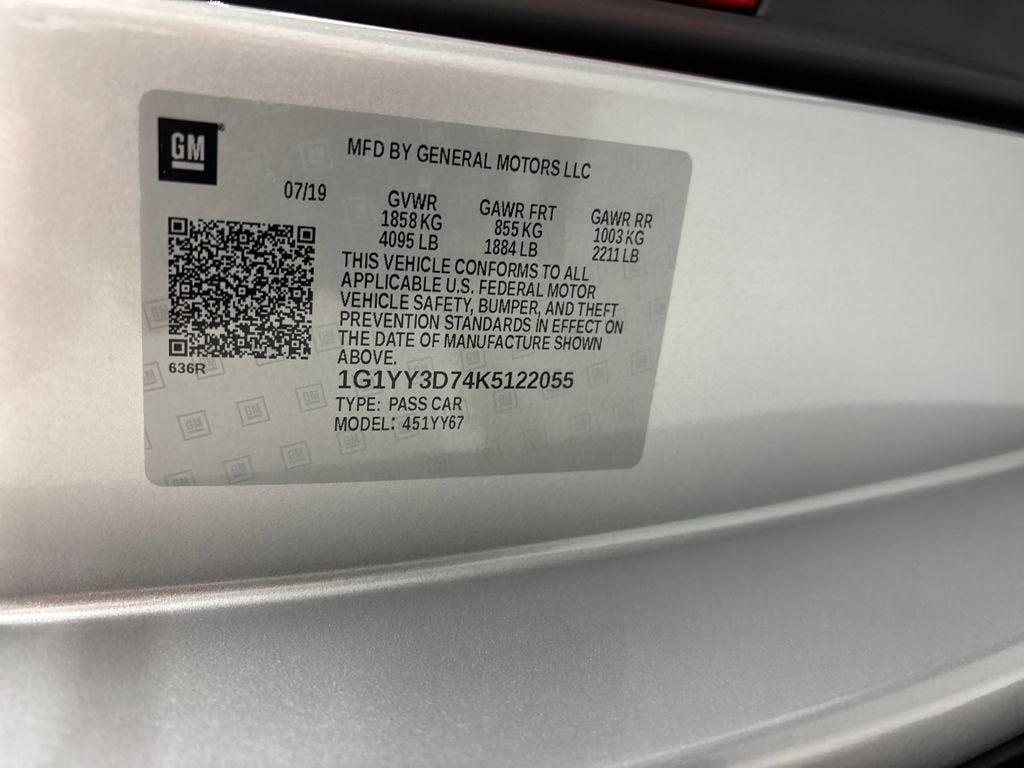 2019 Chevrolet Corvette Grand Sport Grand Sport 2LT