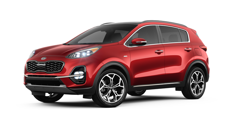 Red Kia Sportage
